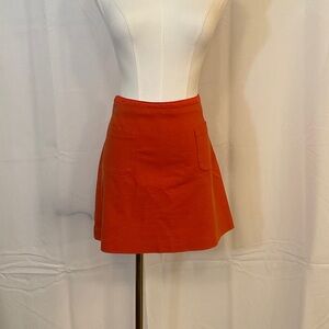 H&M Orange Mini Skirt